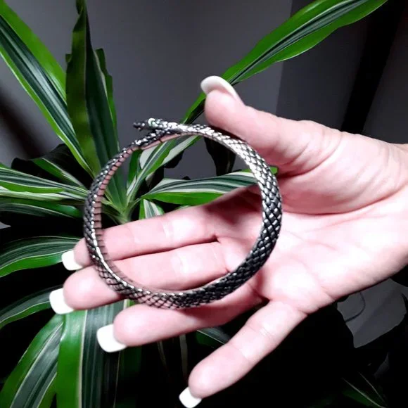 The Sophia Serpent Bangle by Alchemy of England - Picture 6 of 9